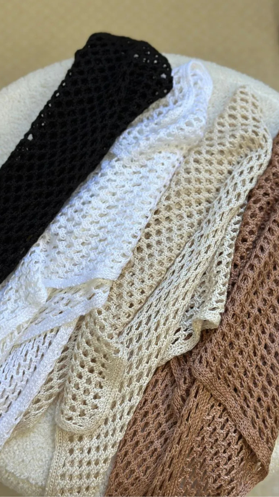 BANDANA DE CROCHÊ - Bella Aurora