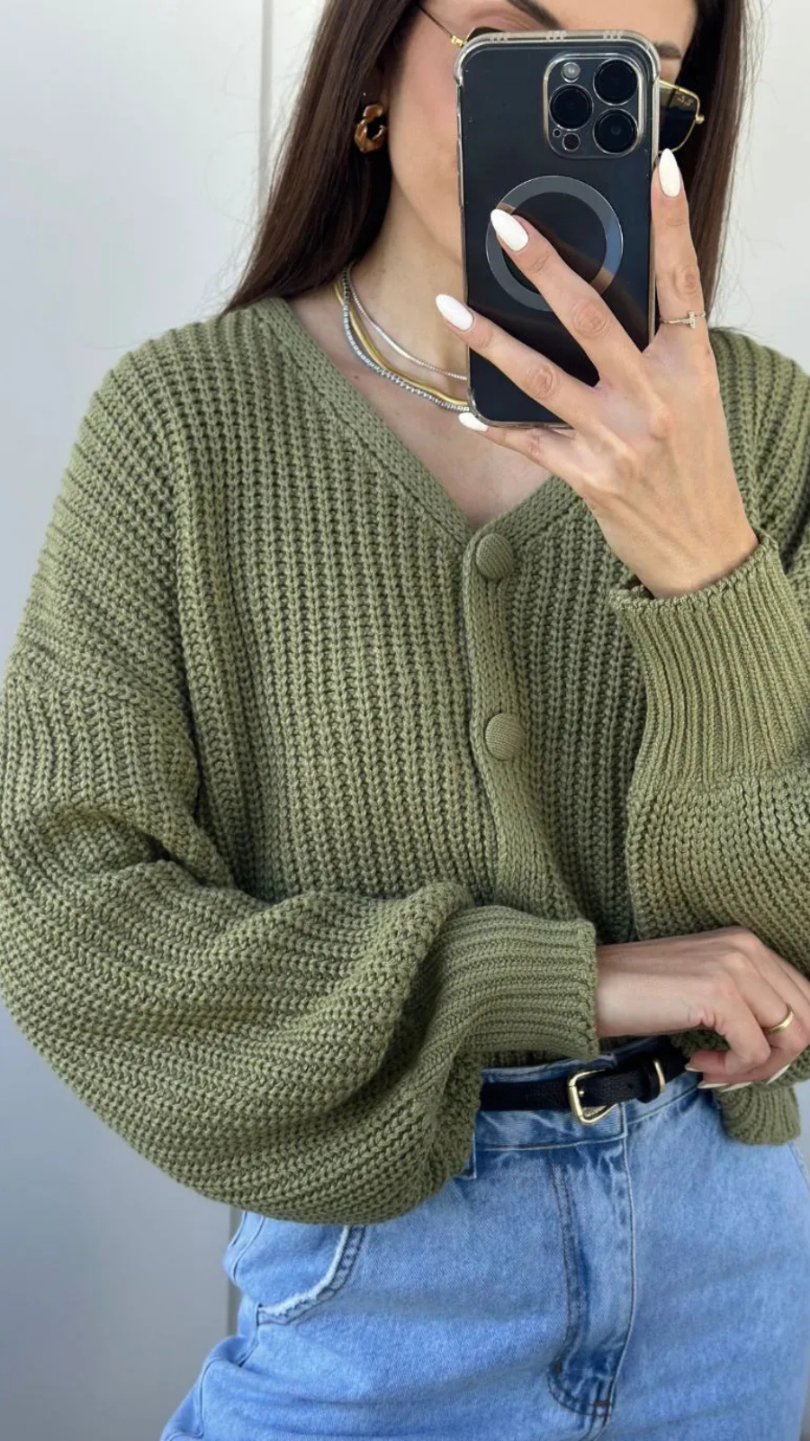 CARDIGAN TRICÔ CLÁSSICO CHIC - Bella Aurora