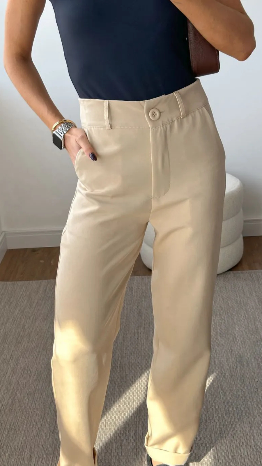 CALÇA ALFAIATARIA RETA - Bella Aurora