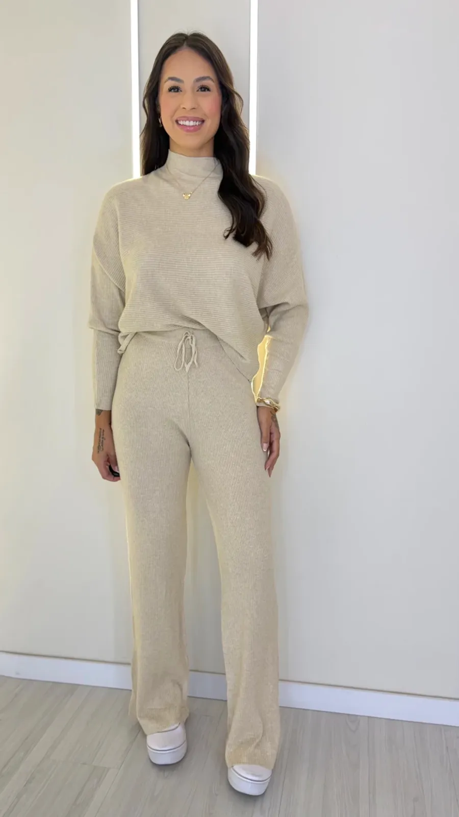 Conjunto Roma BEGE - Bella Aurora