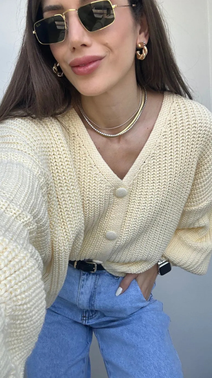 CARDIGAN TRICÔ CLÁSSICO CHIC - Bella Aurora