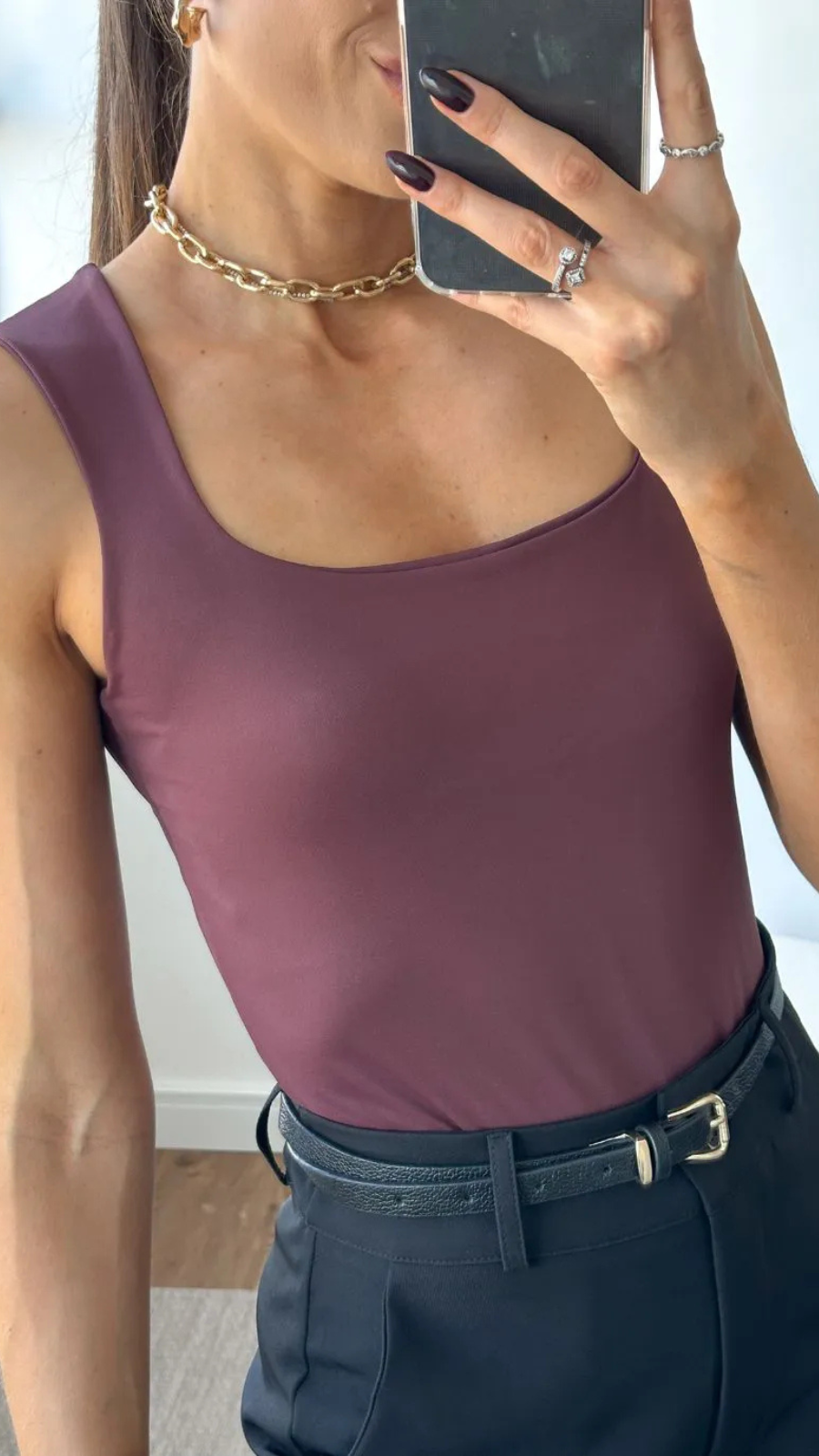 BODY ALÇA LARGA POLIAMIDA - Bella Aurora