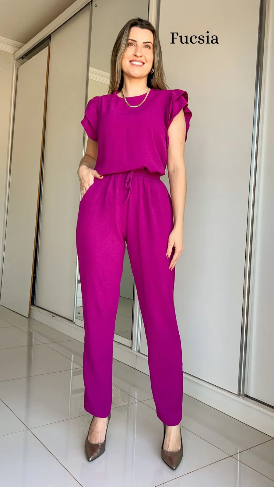 Conjunto Fabiana Duna Fucsia - Bella Aurora