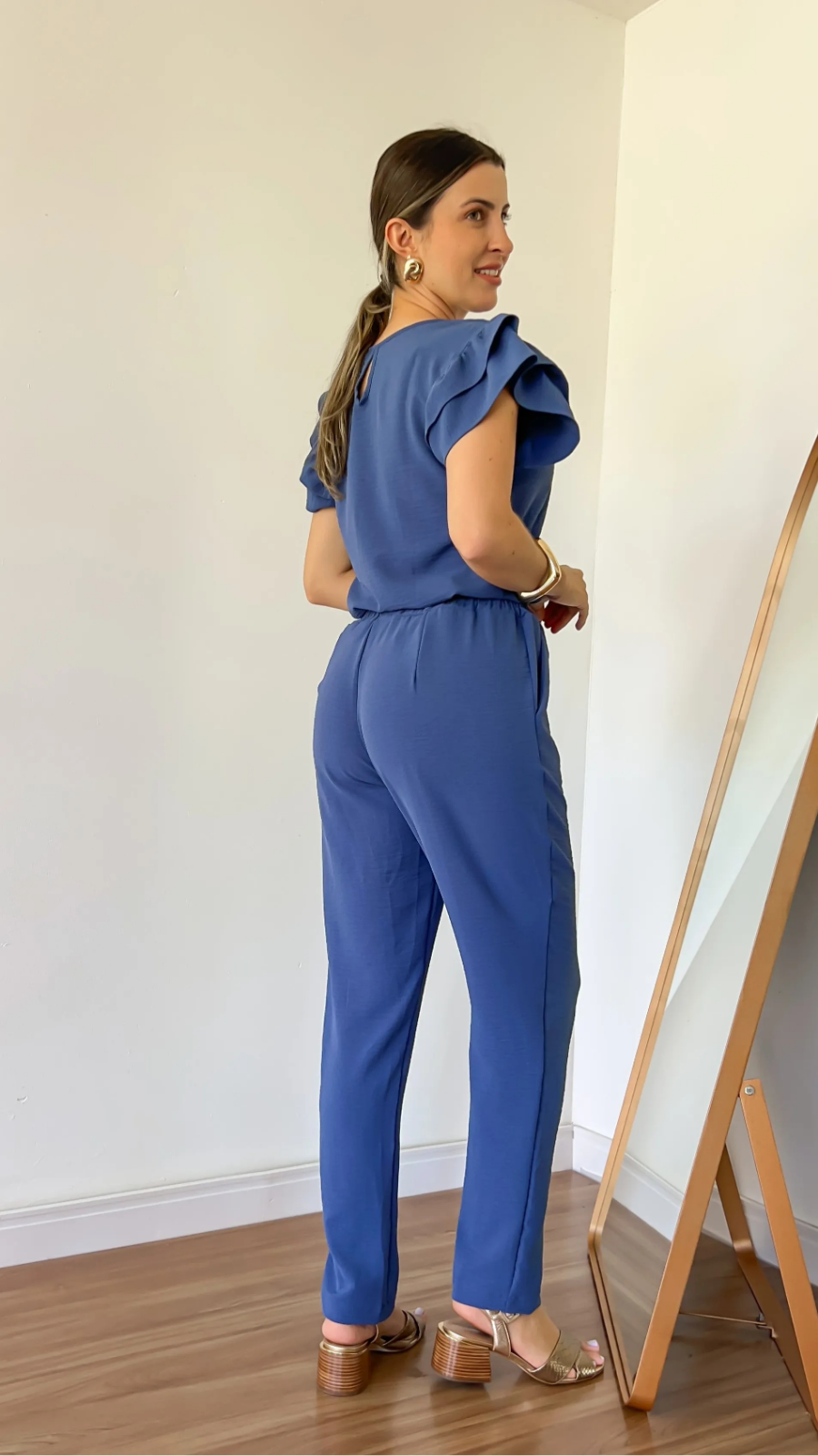 Conjunto Fabiana Duna azul jeans - Bella Aurora