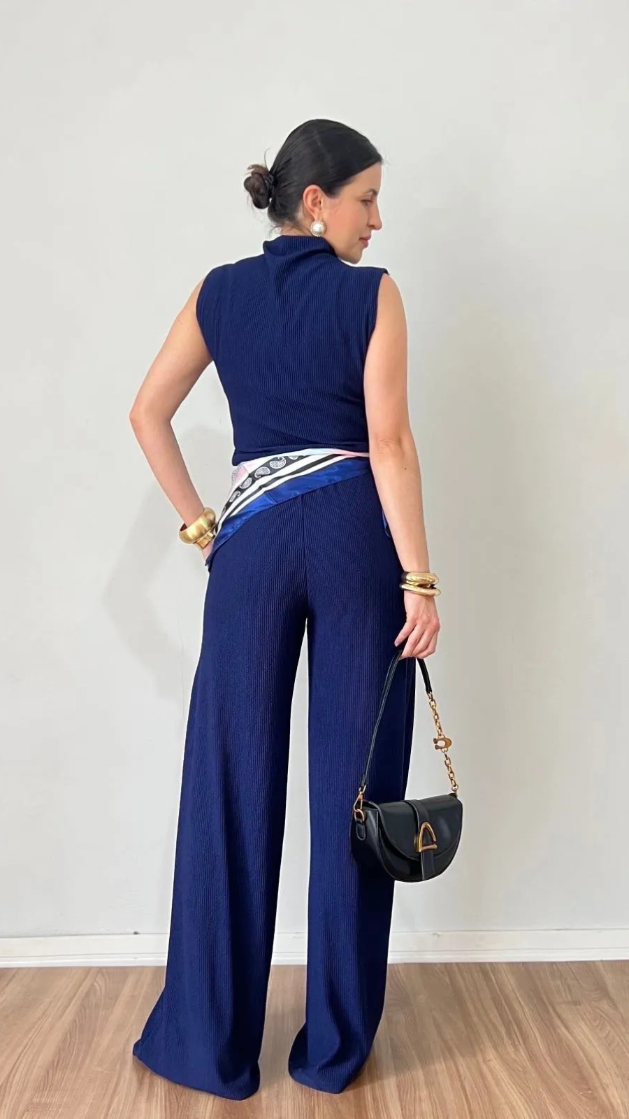 Conjunto Silvia Ribana regata azul - Bella Aurora