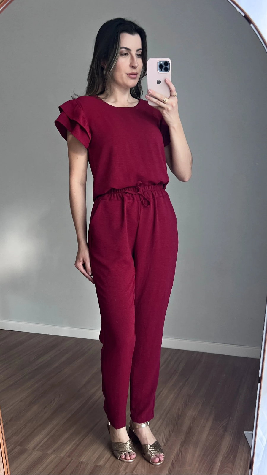 Conjunto Fabiana Duna marsala - Bella Aurora