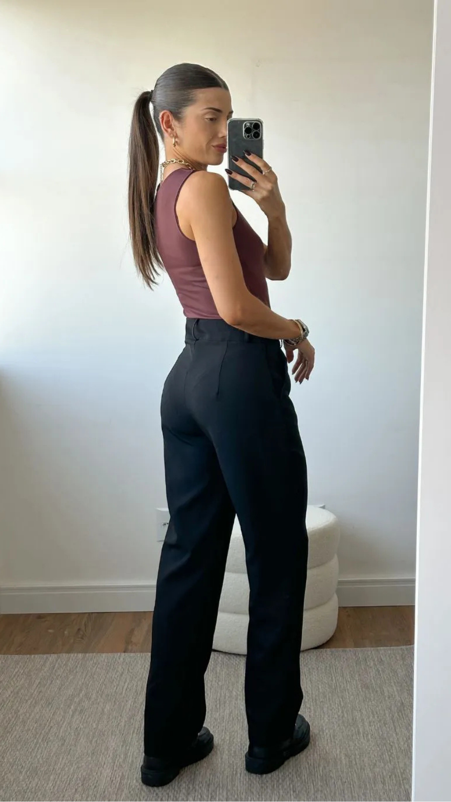 CALÇA ALFAIATARIA RETA  - Bella Aurora