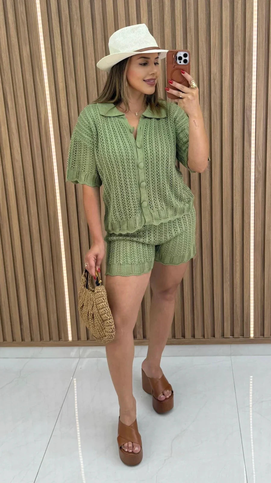 Conjunto Shorts Julia - Bella Aurora