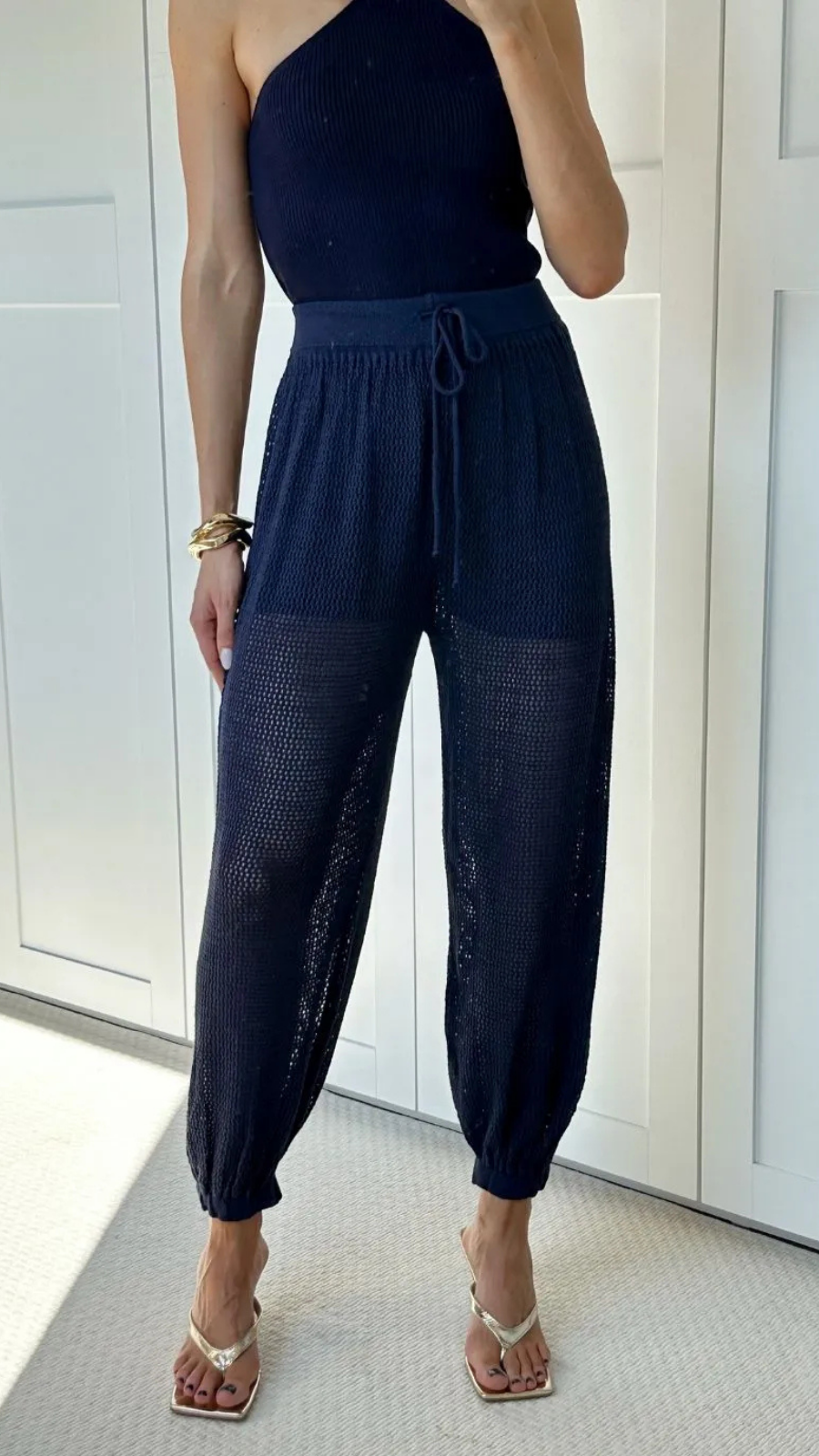 CALÇA ALADIM TRICÔ - Bella Aurora