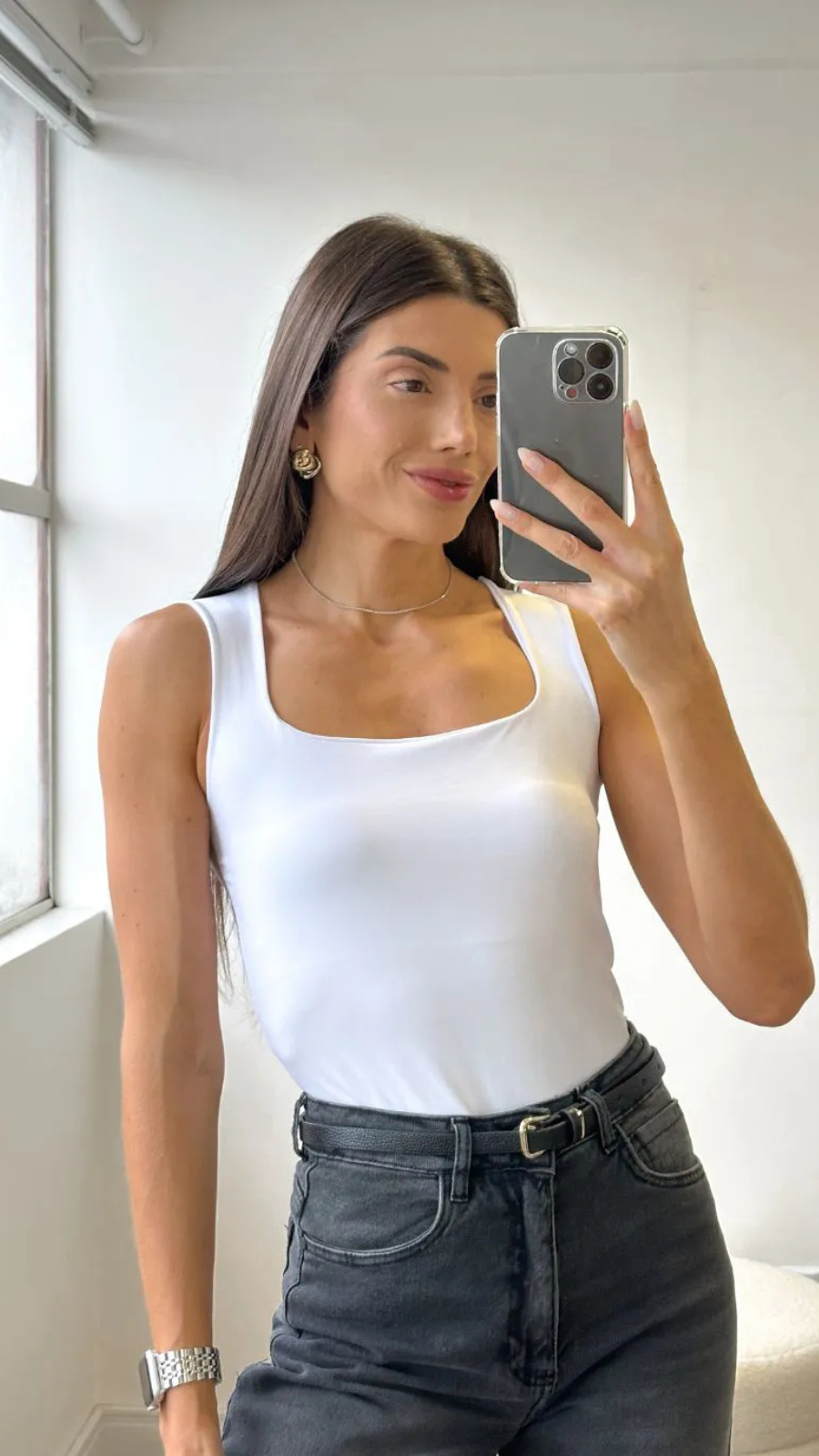 BODY ALÇA LARGA POLIAMIDA - Bella Aurora