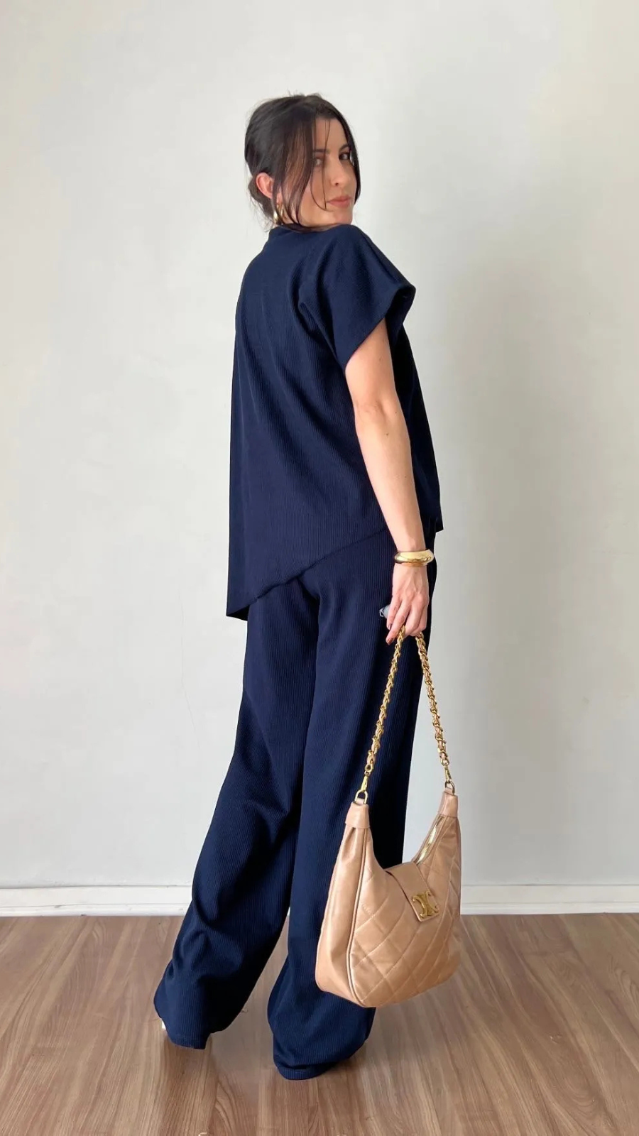 Conjunto Silvia Ribana azul marinho - Bella Aurora