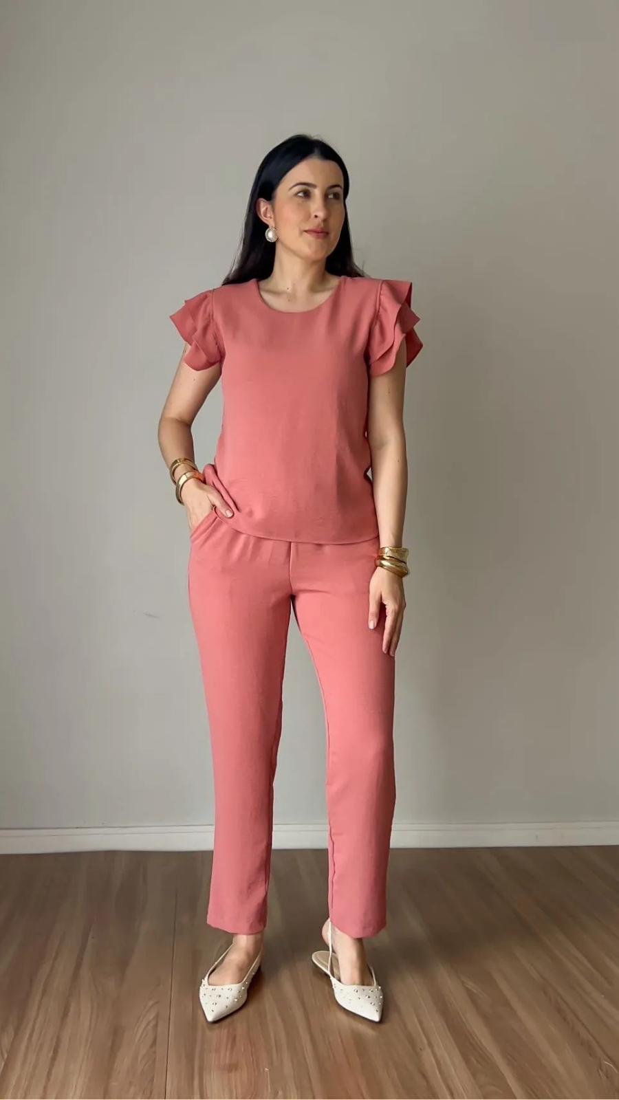 Conjunto Fabiana Duna Rose - Bella Aurora