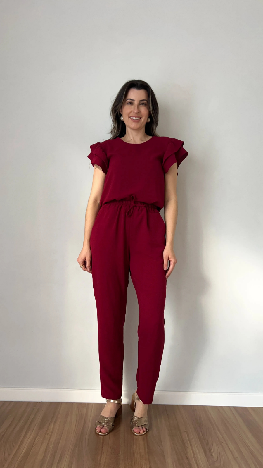 Conjunto Fabiana Duna marsala - Bella Aurora