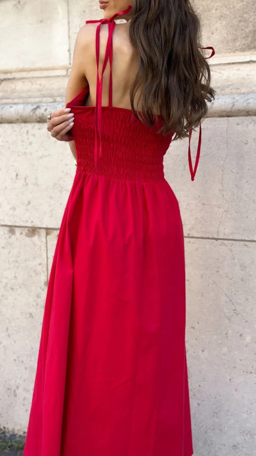 VESTIDO MIDI ALGODÃO - Bella Aurora