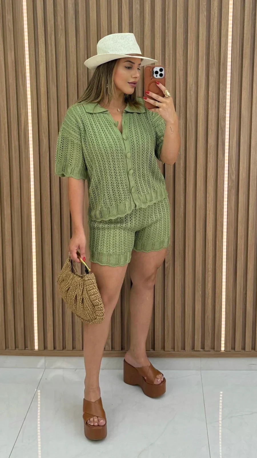 Conjunto Shorts Julia - Bella Aurora