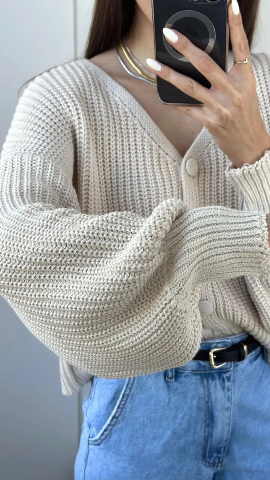 CARDIGAN TRICÔ CLÁSSICO CHIC - Bella Aurora